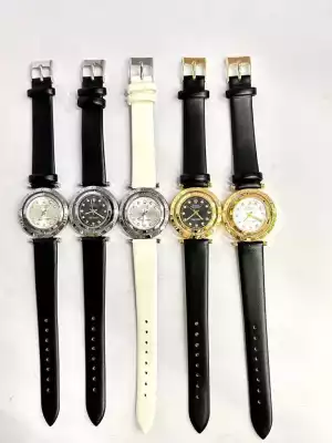 Часы наручные женские Rolex кварцевые с мягким ремешком, для девочек-подростков, с датой и временем